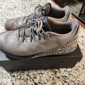 Nike Jordan ADG Golf Cleat Shoe Gunsmoke/Gold-Black